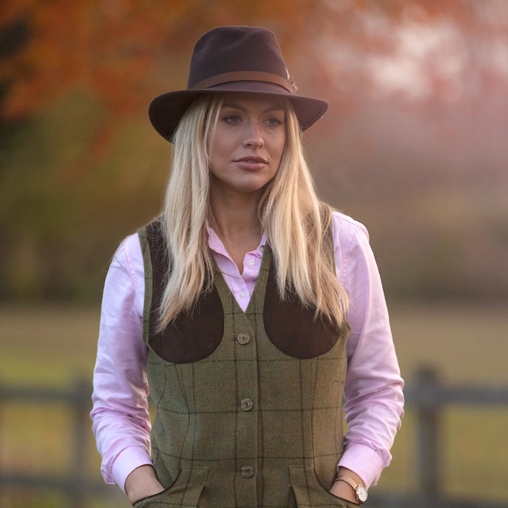 Alan Paine Richmond Felt Hat RICUFEL - Brown